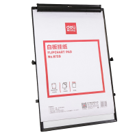 得力8780白板挂纸810*580mm 50张/卷 白色 A1白板专用白板纸广告会议写字板白板挂纸