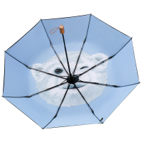 蕉下(beneunder)遮阳伞防紫外线防晒折叠晴雨伞单层五折胶囊伞栖寻系列三折双层伞