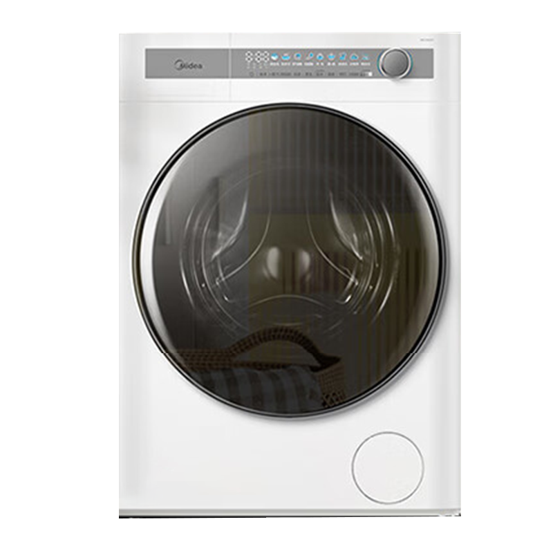 美的(Midea)滚筒洗衣机全自动AIR系列创新精粹洗超薄自由嵌10公斤 1.1洗净比 银离子活性除菌MG100AIR1