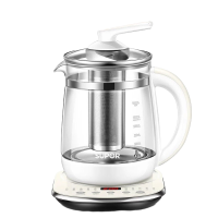 苏泊尔(SUPOR)养生壶燕窝多功能加厚高硼硅玻璃煮茶器1.5L/升容量电水壶电热水壶花茶壶触屏式SW-15Y06