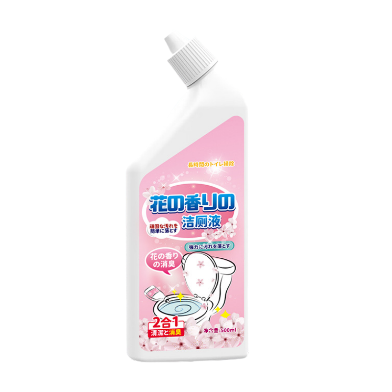 洁厕液清香500ml洁厕灵 洁厕精 厕所清洁剂 除臭 去味 除垢卫生间马桶花香清洁剂