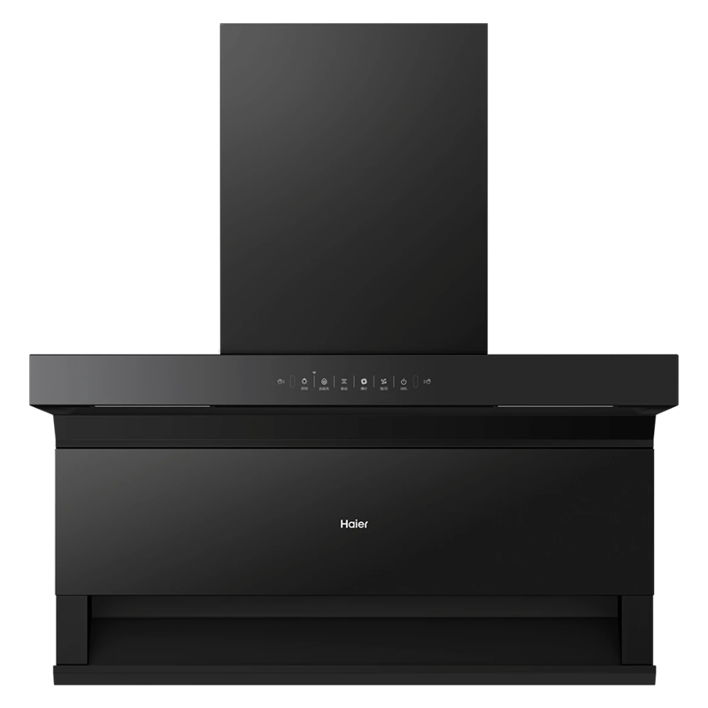 [高频自清洗]海尔(Haier)油烟机25m³飓风大风量顶侧三吸不跑烟一级能效家用挥手智控抽油烟机EC719UD