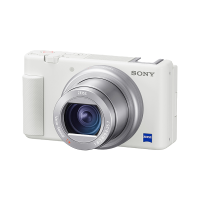 索尼(Sony)ZV-1 入门数码相机 美肤高颜值 小巧大变焦 24-70mm F1.8-2.8大光圈蔡司镜头 Vlog相机 白色
