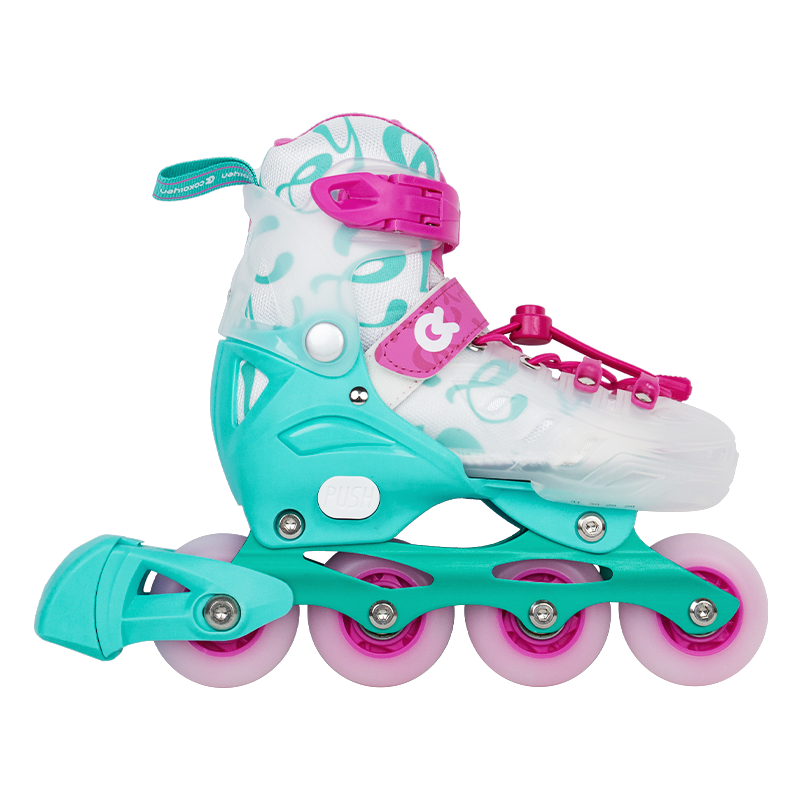 Cakalyen可莱茵 儿童铝合金可调轮滑鞋旱冰鞋S码 鞋码28-31