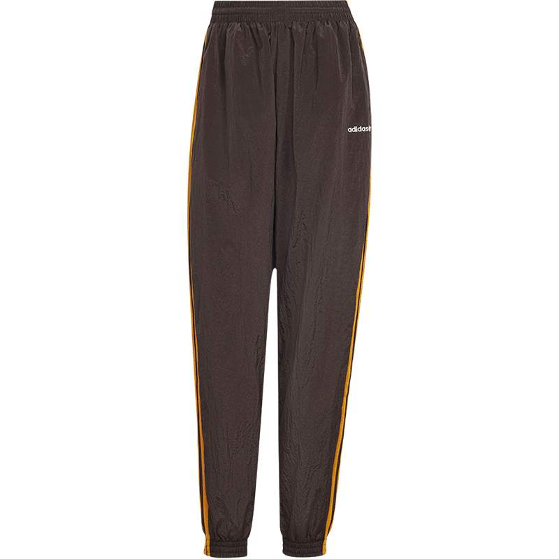 adidas阿迪达斯运动裤2024秋女三条纹梭织长裤经典束脚裤JC6147