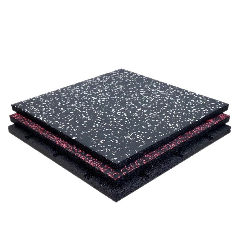 康力强橡胶地垫减震运动地垫防滑哑铃地胶跑步机