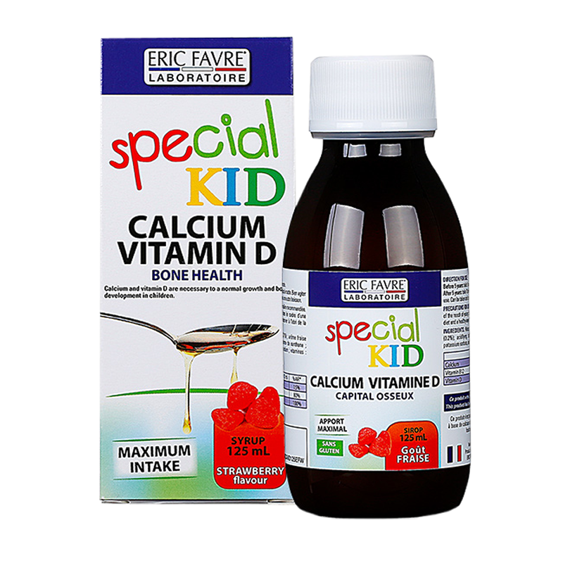 原装进口 法国Eric Favre 艾瑞可婴幼儿儿童补钙钙条 15ml*30条
