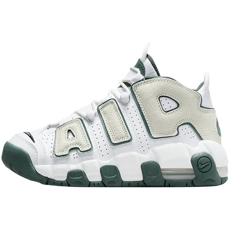nike耐克女鞋大童鞋AIR MORE UPTEMPO运动鞋缓震篮球鞋FQ1938-100