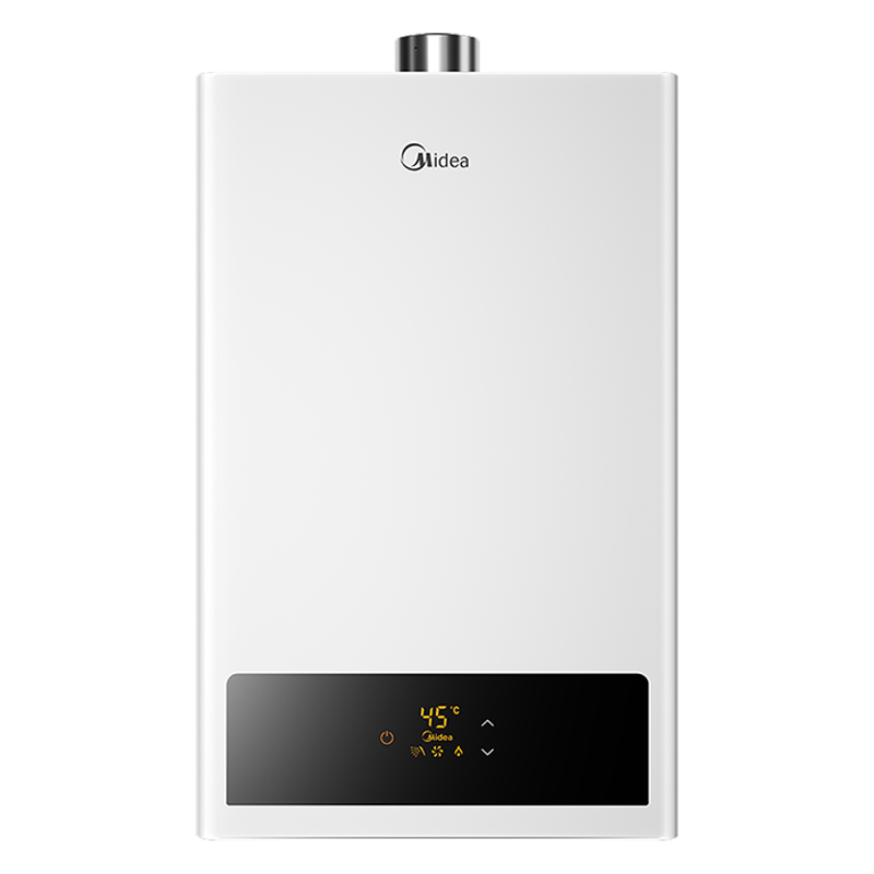 美的燃气热水器家用12升即热强排式恒温节能省气安全防冻健康净浴CO防泄漏小体积天燃气厨房热水器JSQ22-12HWF