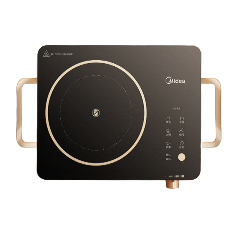 美的(Midea) 电陶炉 家用煮茶火锅旋控2200W大火力电磁炉电磁灶双环控火 智能定时4D防水 MC-HW2210