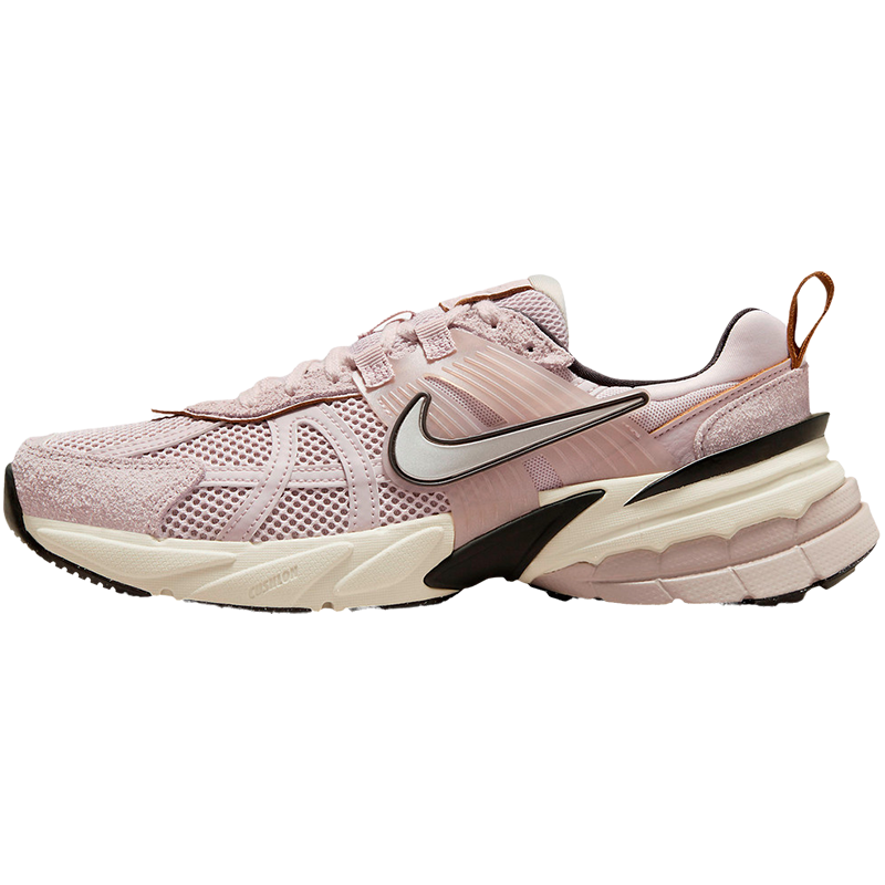 NIKE耐克女鞋V2K RUN复古跑步鞋紫粉色厚底运动老爹鞋FN6703-001