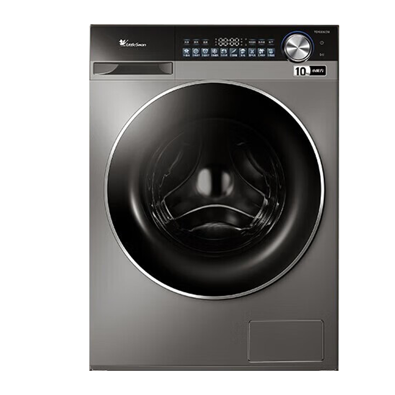 小天鹅滚筒洗衣机10公斤全自动超薄全嵌水魔方冷水洗护色护形AI智能投放1.1洗净比小乌梅洗烘一体彩屏控TD100SC18