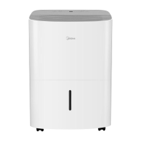 美的(Midea)家用除湿机湿度监测水满自动停干衣/抽湿机除湿量18升/天地下室吸湿器CF18BD/N7-DF3