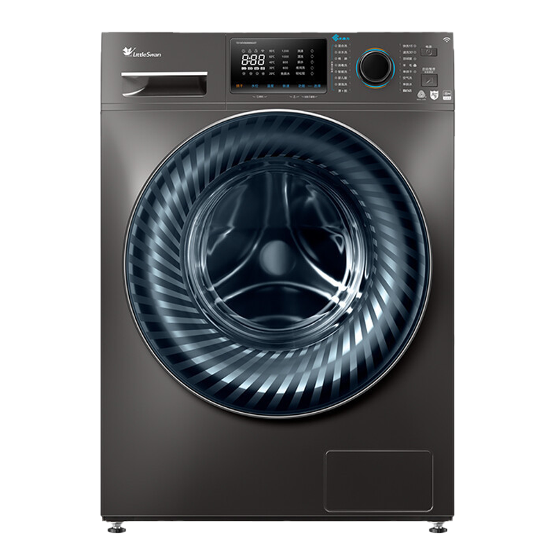 小天鹅(LittleSwan)滚筒洗衣机 水魔方10公斤洗烘一体 家用变频 1.1洗净比 TD100V868WMADT