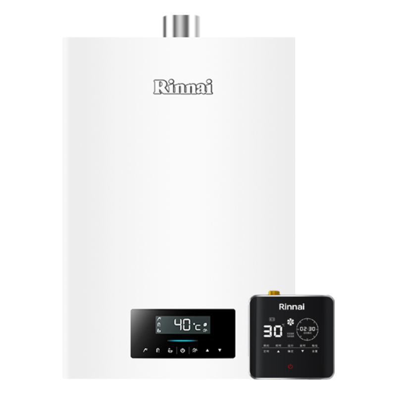 [零冷水套装]林内(Rinnai) 16升燃气热水器 RUS-16QS06+SG循环泵 天然气水伺服恒温强排0冷水