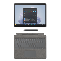 [配原装亮铂金键盘盖+触控笔]微软Surface Pro9 石墨灰 12代i7 16G 256G 13英寸 二合一平板电脑 笔记本 Win11 Pro WiFi版