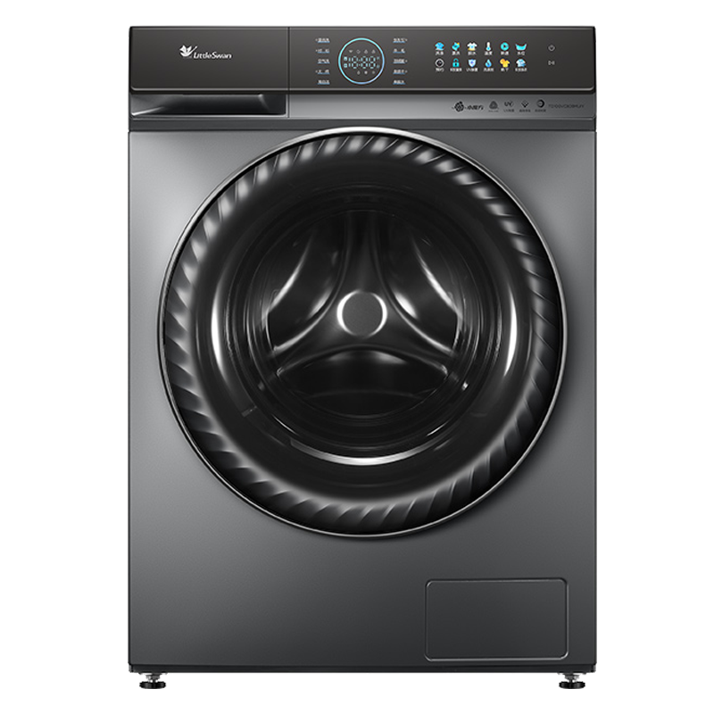 小天鹅洗衣机洗烘一体机10KG全自动滚筒带烘干家用变频智能家电水魔方小钢炮UTEC相似款TD100VC809MUIY