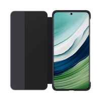 华为(HUAWEI)原装Mate60 手机壳智能视窗保护套防摔耐磨商务皮套 mate60手机保护套黑色