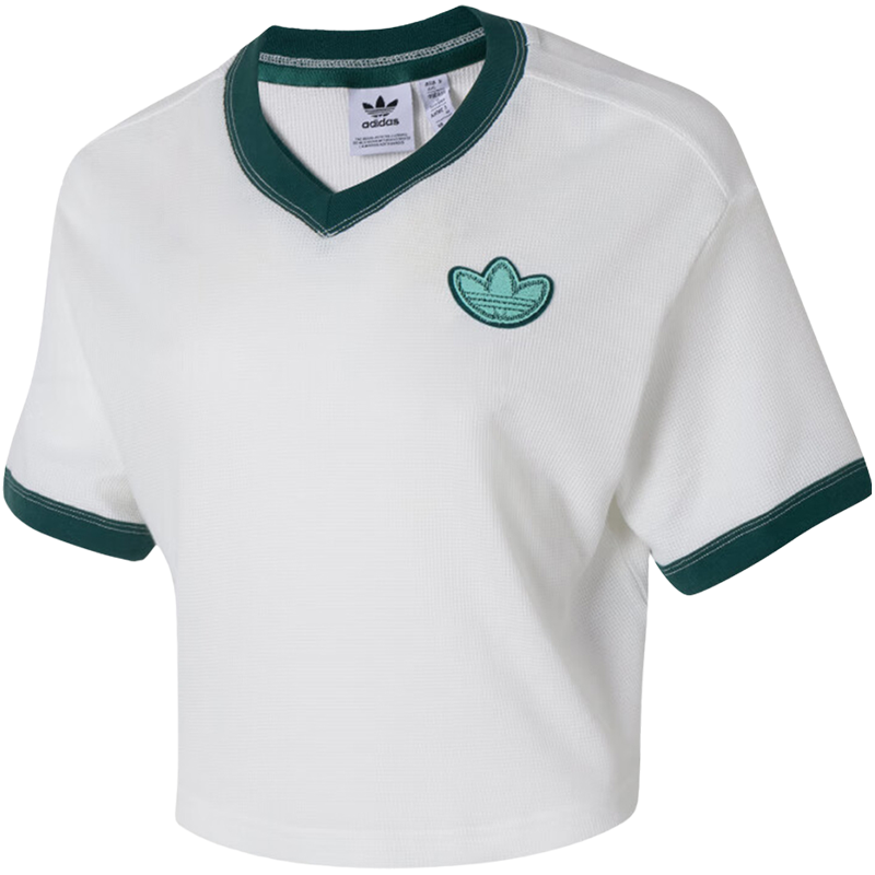 阿迪达斯(adidas)2024女舒适户外休闲百搭运动T恤JI7239