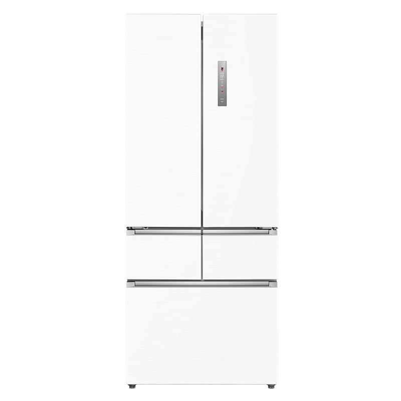 美的(Midea)BCD-483WSPZM(E)60厘米薄系列483升十字双开门四门超薄嵌入超大容量家用智能冰箱一级变频