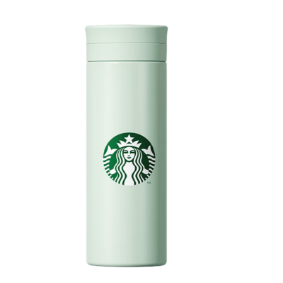 星巴克经典绿色款不锈钢保温杯325ml
