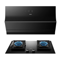 [超薄新品]老板24m³变频烟灶套餐油烟机灶具套餐烟灶套装超薄近吸厨电套装23A0S+36B5X(天然气)