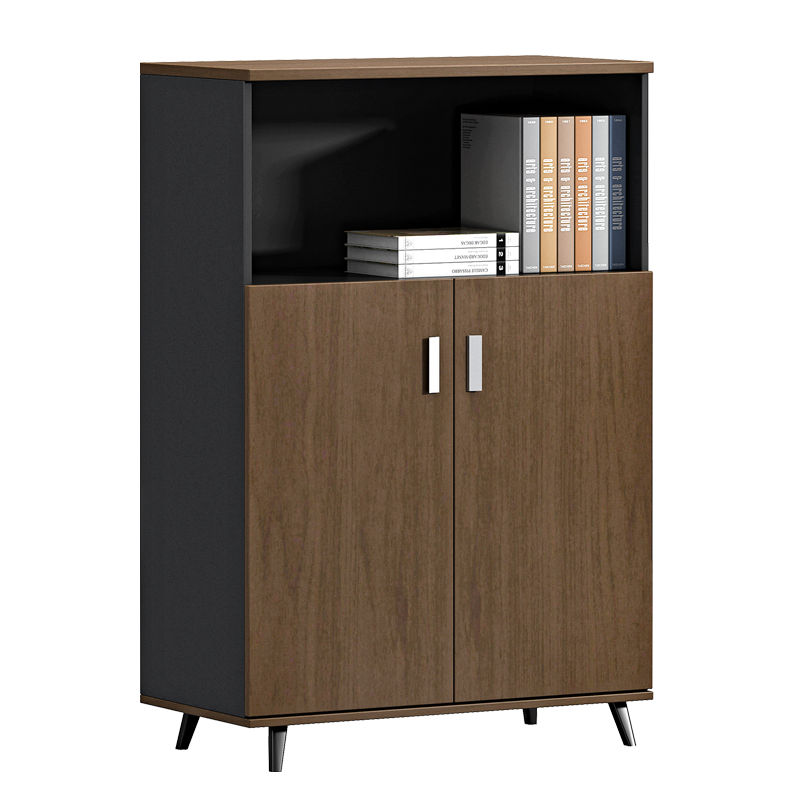 黎明 文件柜办公柜木制员工柜资料档案柜工位隔断柜储物柜矮柜800*400*1200