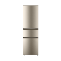 海尔(haier)三门式电冰箱218L家用多门小型节能宿舍用软冷冻电冰箱三门三温区轻音节能低温补偿