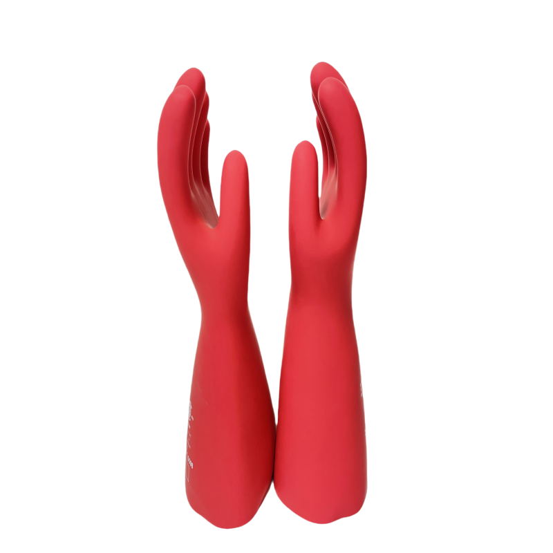 带电作业绝缘手套 乳胶00级2.5kv 五金配件