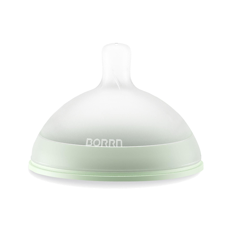 原装进口硅胶奶嘴Y孔无骨海洋绿(适合9个月以上)新生儿宽口径一体式奶嘴仿母乳防胀气