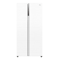 美的(Midea)60厘米薄523升对开门白色超薄可嵌入净味家用智能电冰箱变频一级能效超大容量MR-549WUKPZE
