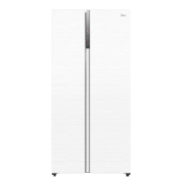 美的(Midea)60厘米薄523升对开门白色超薄可嵌入净味家用智能电冰箱变频一级能效超大容量MR-549WUKPZE