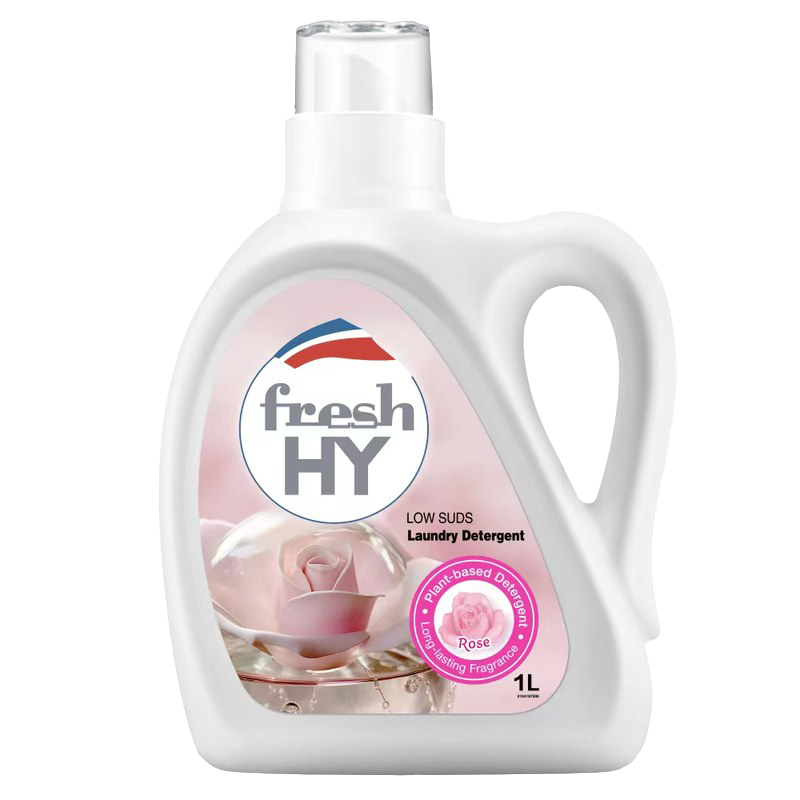 菁华清可新樱花玫瑰香水级洗衣液1L手洗机洗持久留香去污洁净除菌除螨