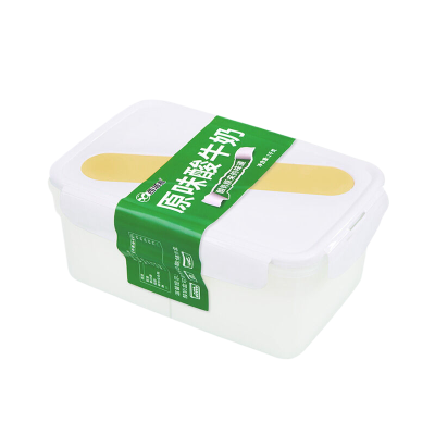 新疆西域春饭盒酸奶水果捞酸奶实惠桶装特产原味酸牛奶1kg
