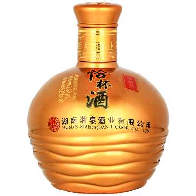[纯粮食酒]凤凰情52度恰杯酒窖龄20 168ml*6瓶装兼香型高度湖南白酒