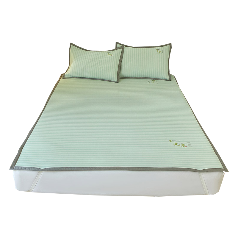 天山柔A类抑菌提花冰丝凉席