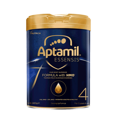 爱他美(Aptamil)奇迹蓝罐 HMO儿童配方奶粉 4段 3岁以上 900g[26年9月]