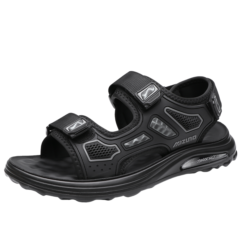 凉鞋男2024夏季新款运动休闲越南沙滩鞋夏天外穿软底真皮罗马凉拖