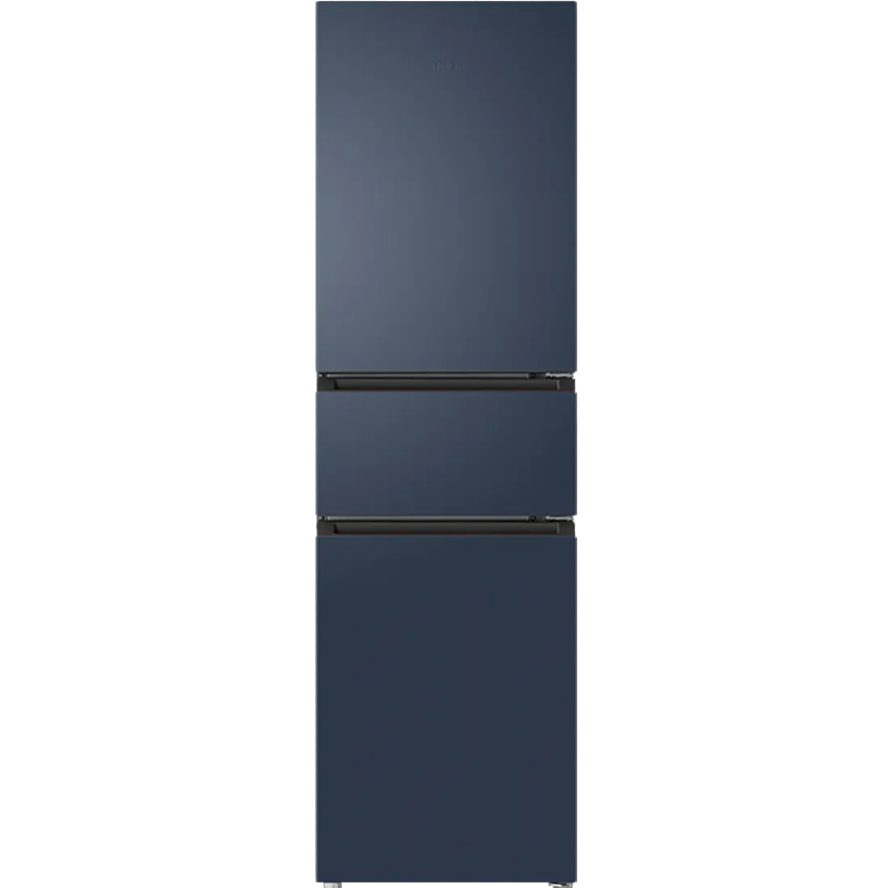 Haier海尔冰箱三门风冷无霜小型家用电冰箱超薄三门净味保鲜 三门风冷无霜冰箱黑金净化218升