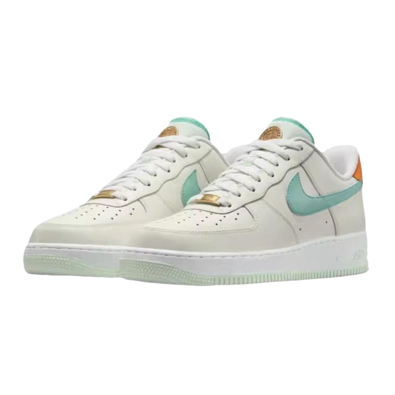 耐克男鞋Nike Air Force 1 AF1米白绿空军一号低帮板鞋HM3728-131