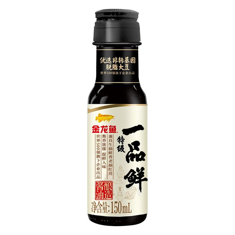 金龙鱼特级一品鲜酱油/特级/150mL/桶家用调味