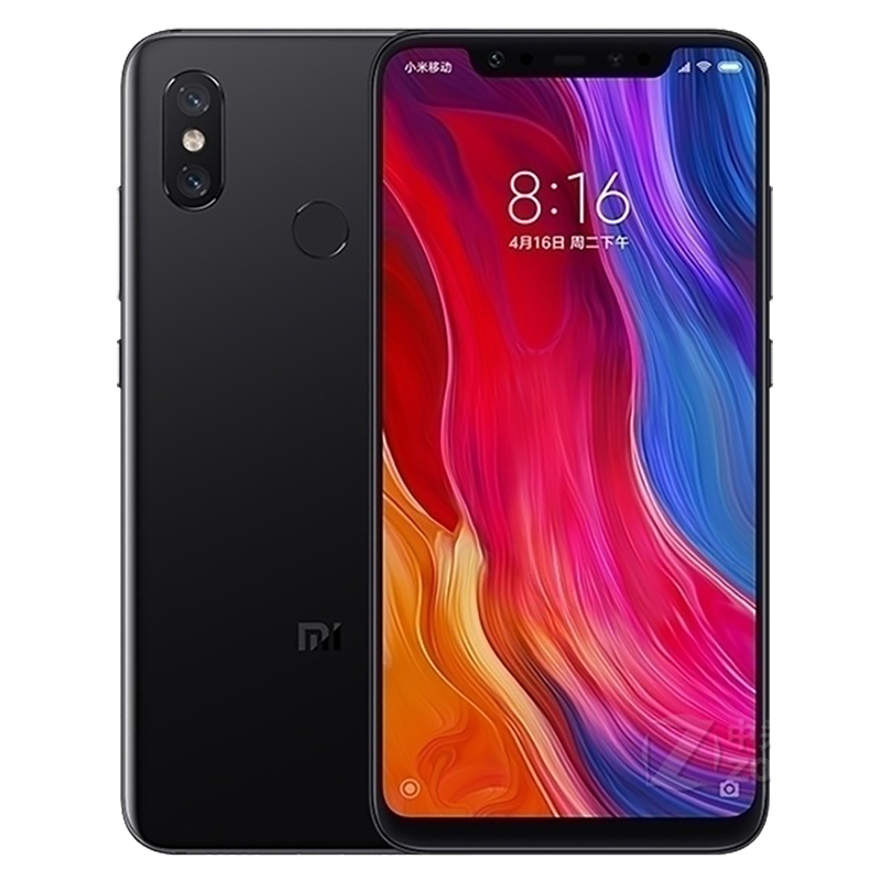 [二手8成新]小米8 黑色 6GB+64GB 全网通安卓手机 6.21英寸直面屏骁龙845双卡拍照娱乐备用4G手机