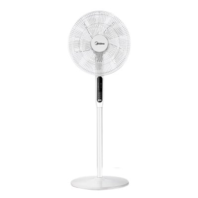 美的(Midea)电风扇家用风扇落地扇立式轻音节能电扇柔风降温宿舍循环大风量自然风[7叶落地遥控]SAC35BR