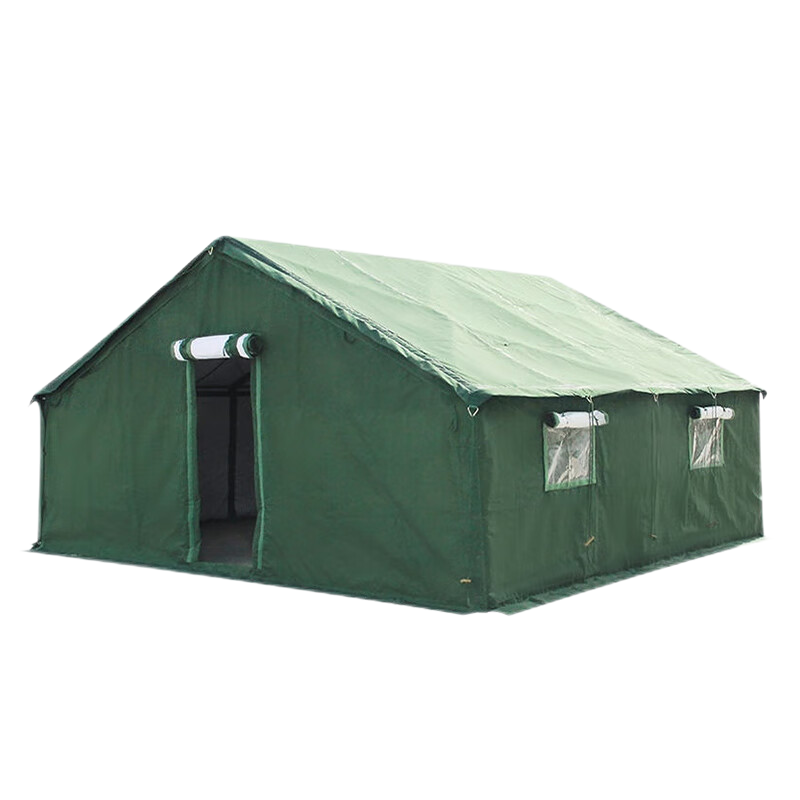 源营30平米框架棉帐篷 野外拉练救援帐篷 带可拆卸棉内胆