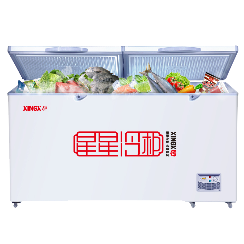 星星 (XINGX) 865升 商用冰箱大容量冰柜 卧式冷冻柜商用大冷柜 悬停门体 BD/BC-898GE