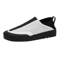 [线下专柜同款]卡帝乐鳄鱼(CARTELO)新款舒适飞织男鞋一脚蹬休闲鞋潮流板鞋豆豆鞋懒人鞋