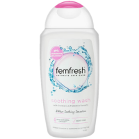 保税发 英国芳芯(femfresh)女性私处洗液250ml/瓶装 蔓越莓香型女性私处护理液 温和清洁滋润保湿
