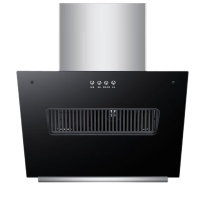 美珏好太太侧吸式油烟机 18立方大吸力 玻璃面板 710mm 提供安装