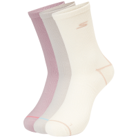 SKECHERS斯凯奇袜子男女同款休闲中筒袜2024年夏季运动袜子3双装 P224U014/0441
