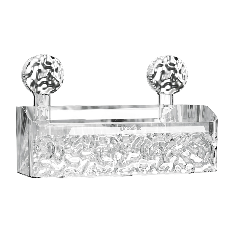 家佰利卫生间吸盘置物架子壁挂免打孔卫浴室洗手台洗漱台收纳置物架